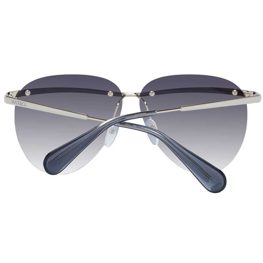 Max &amp; Co Gold Women Sunglasses