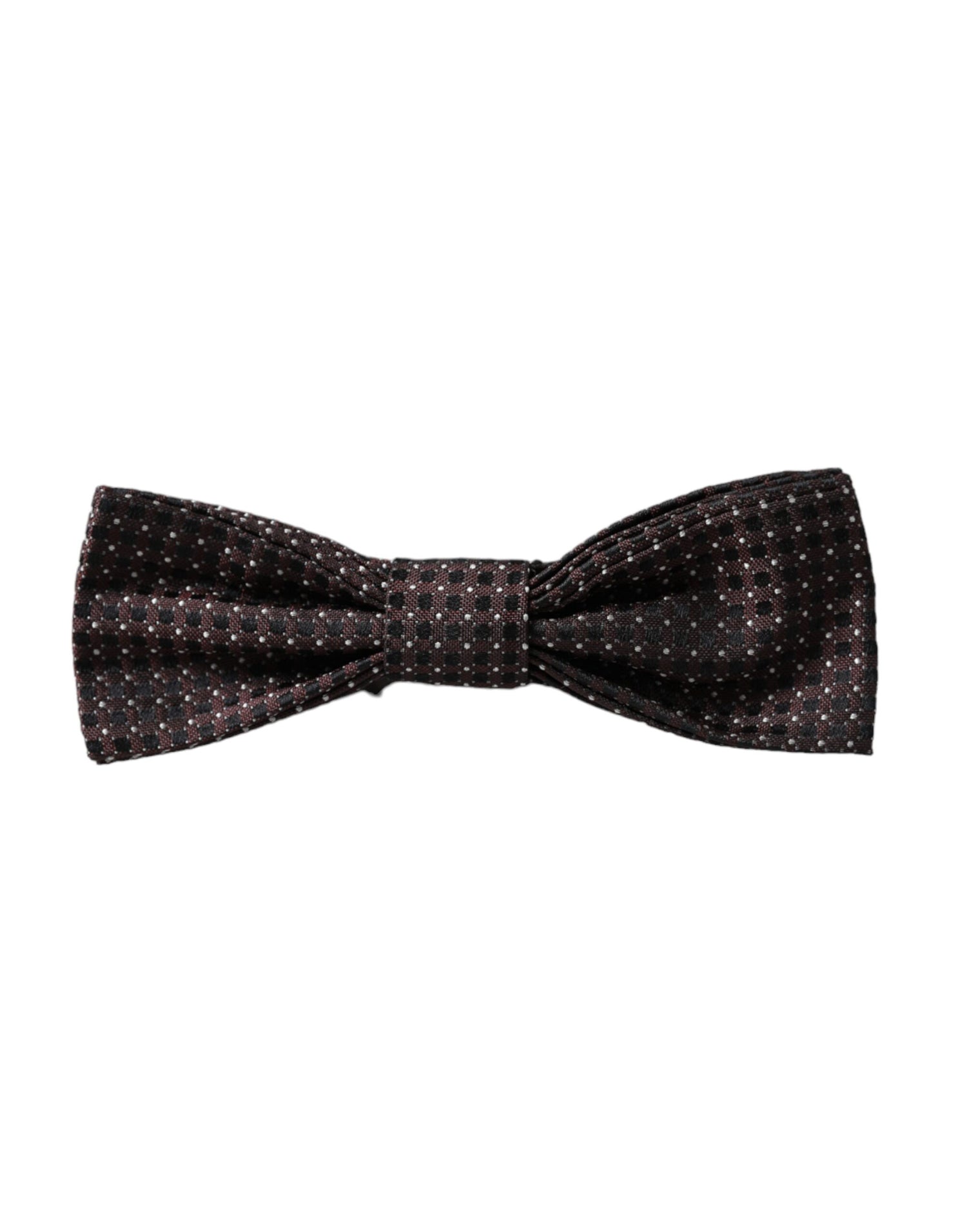 Dolce &amp;amp; Gabbana Brun Fantasy Siden Justerbar Halsringning Herrfluga Papillon