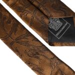 Dolce &amp;amp; Gabbana Brun Blommig Slips i 100 % Siden, Justerbar Herrslips