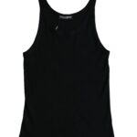 Dolce &amp; Gabbana Black Tank Sleeveless Underwear Men T-shirt