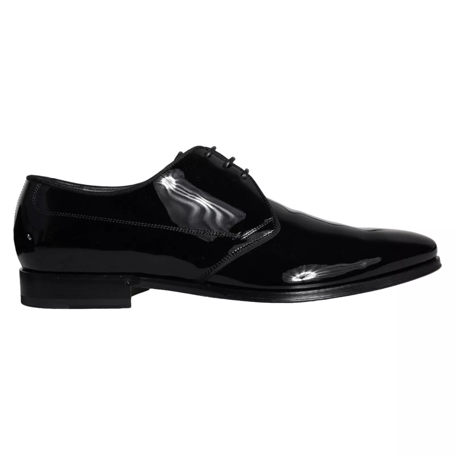 Dolce &amp;amp; Gabbana Svarta Derbyskor i Kalvskinn och Läder för Herr
