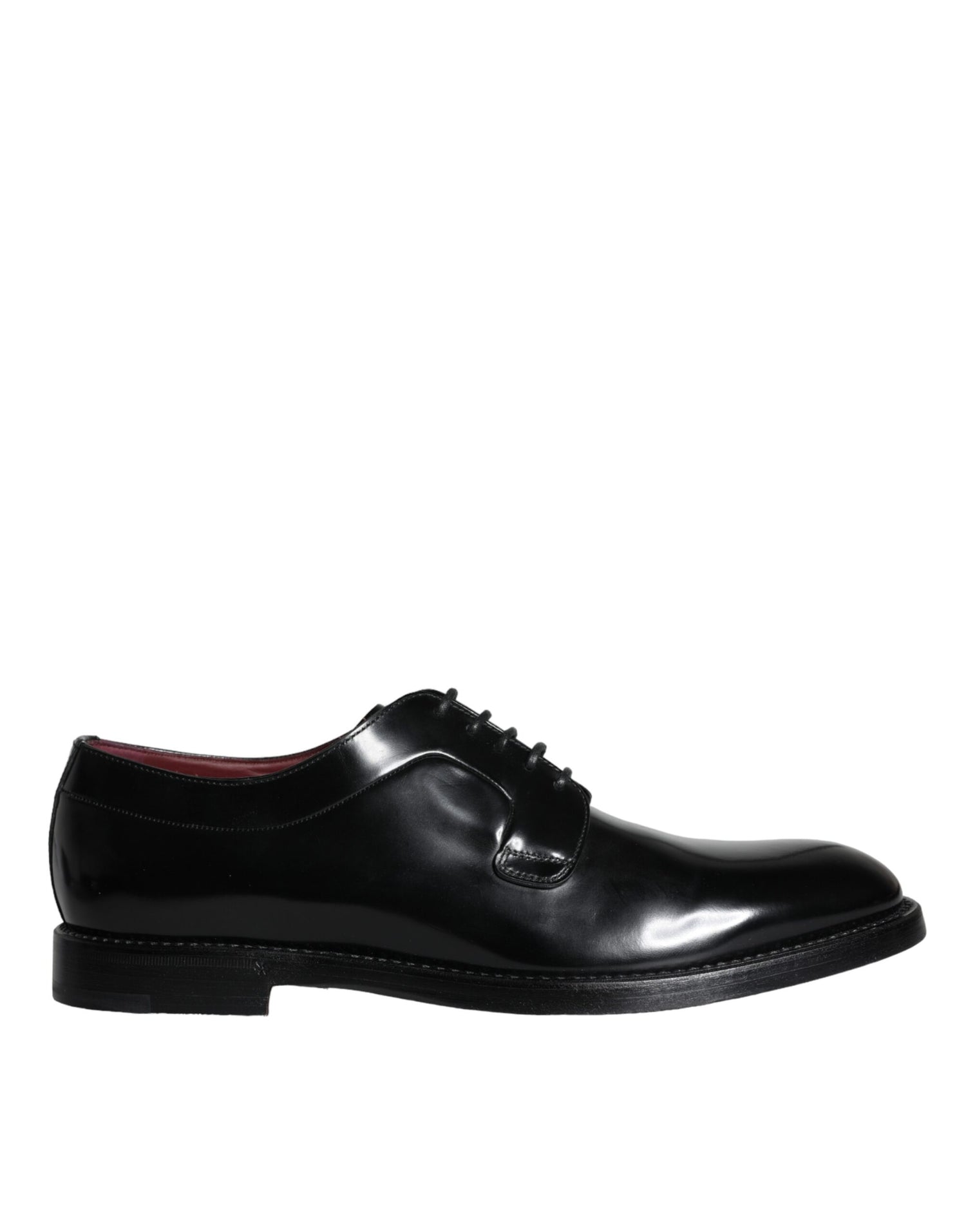 Dolce &amp;amp; Gabbana Svarta Derbyskor i Kalvskinn och Läder för Herr