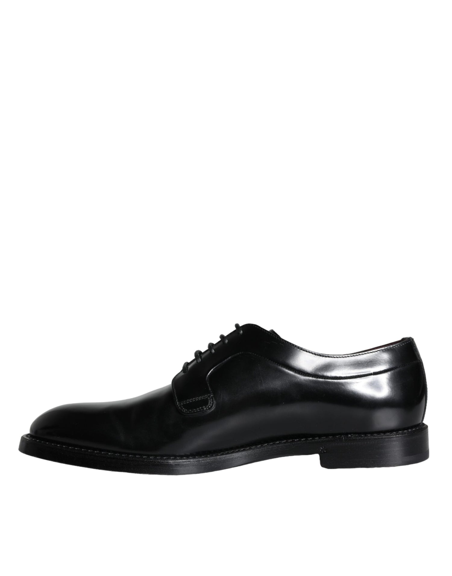 Dolce &amp;amp; Gabbana Svarta Derbyskor i Kalvskinn och Läder för Herr