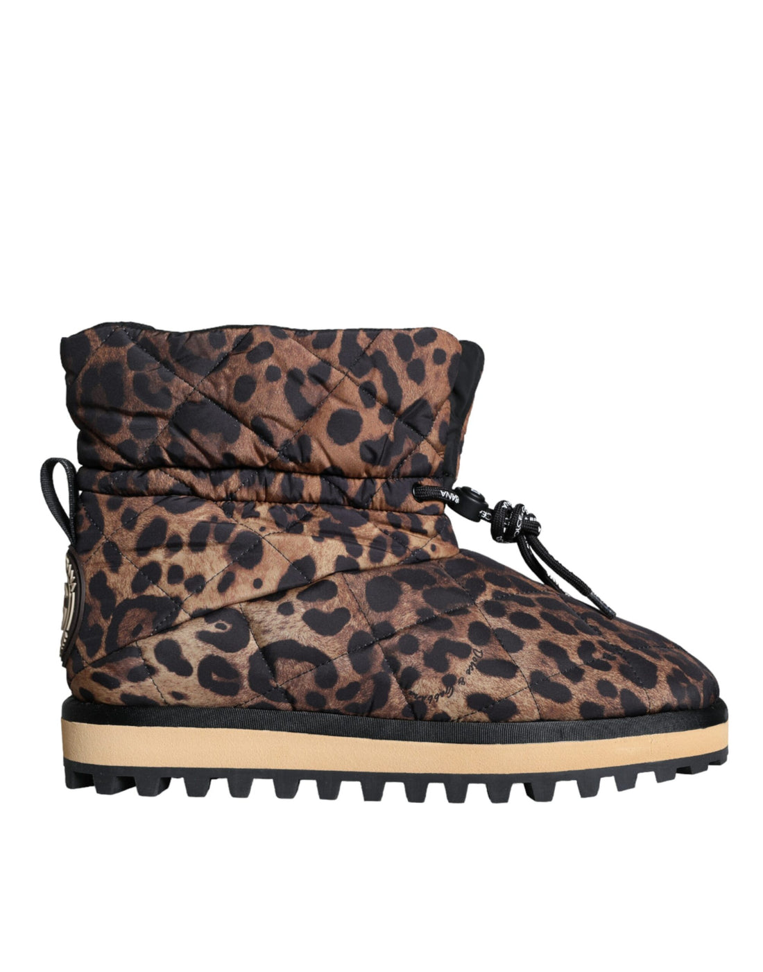 Dolce &amp;amp; Gabbana Bruna Leopardstövlar Vadderade Skor