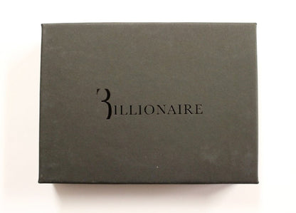 Billionaire Italian Couture Brown Leather Bifold Wallet