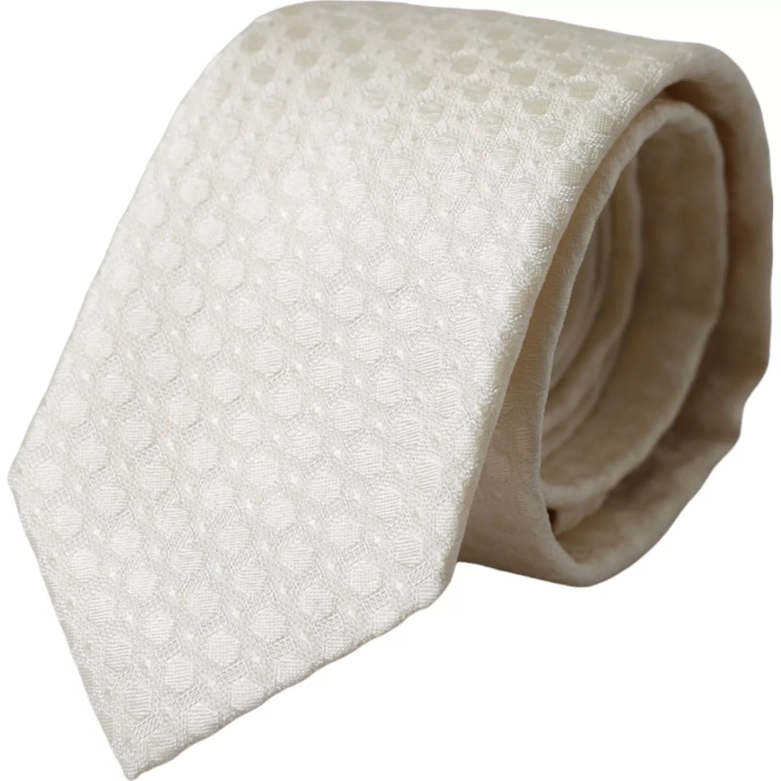 Dolce &amp;amp; Gabbana Off White Justerbar Sidenslips Herrslips