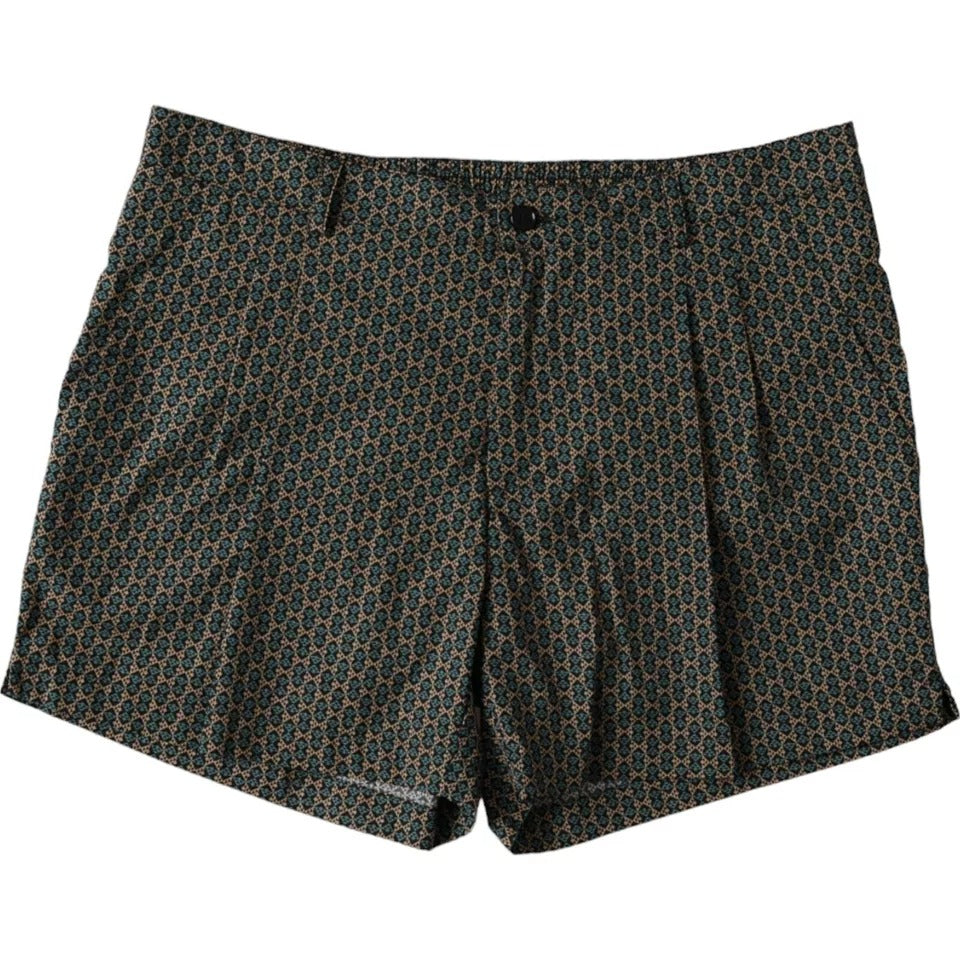 Dolce &amp;amp; Gabbana Bruna Mönstrade Strandkläder Badshorts Badkläder