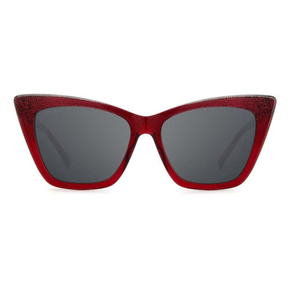 Jimmy Choo röda acetat solglasögon