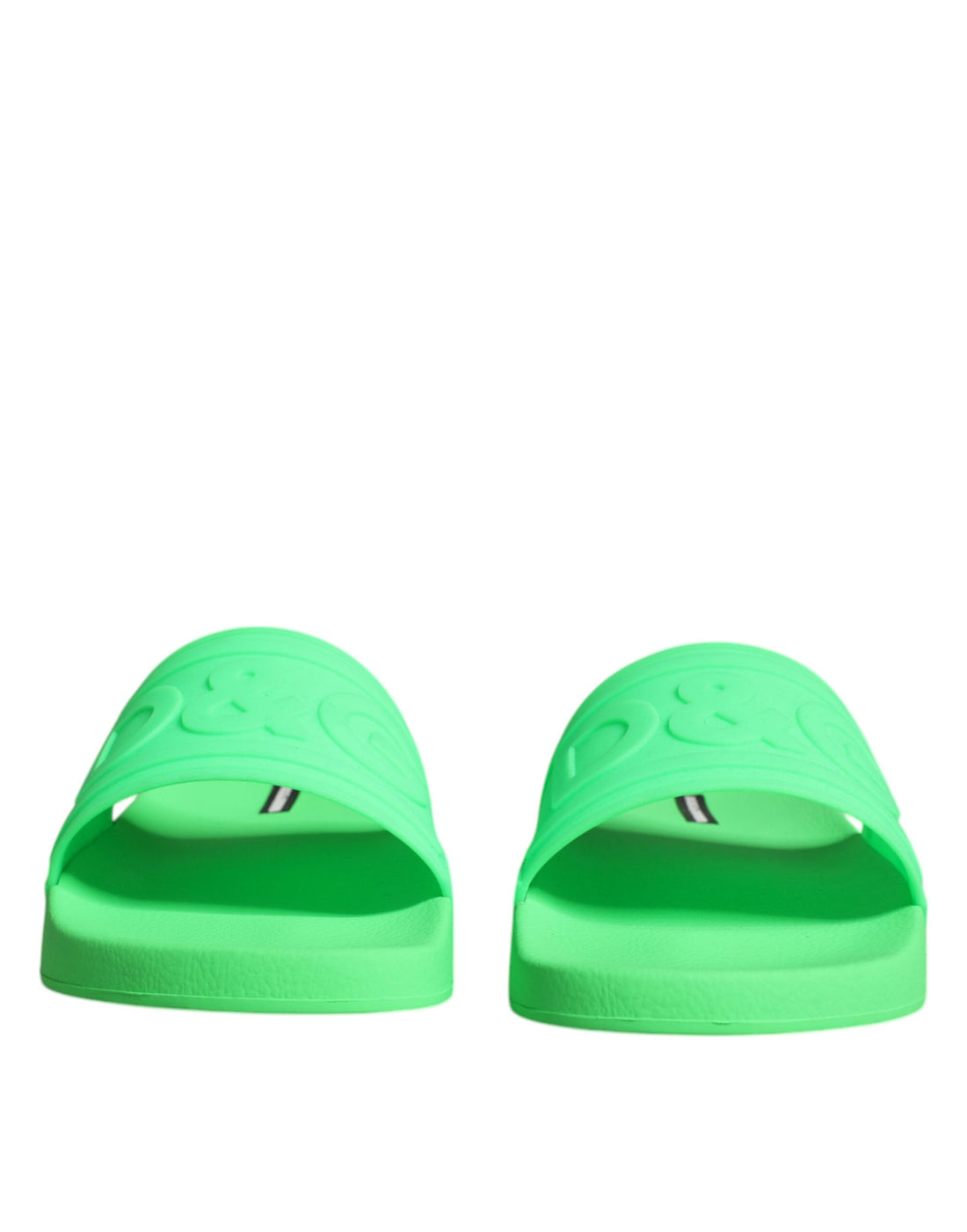 Dolce &amp;amp; Gabbana Gröna Lädersandaler Strandskor