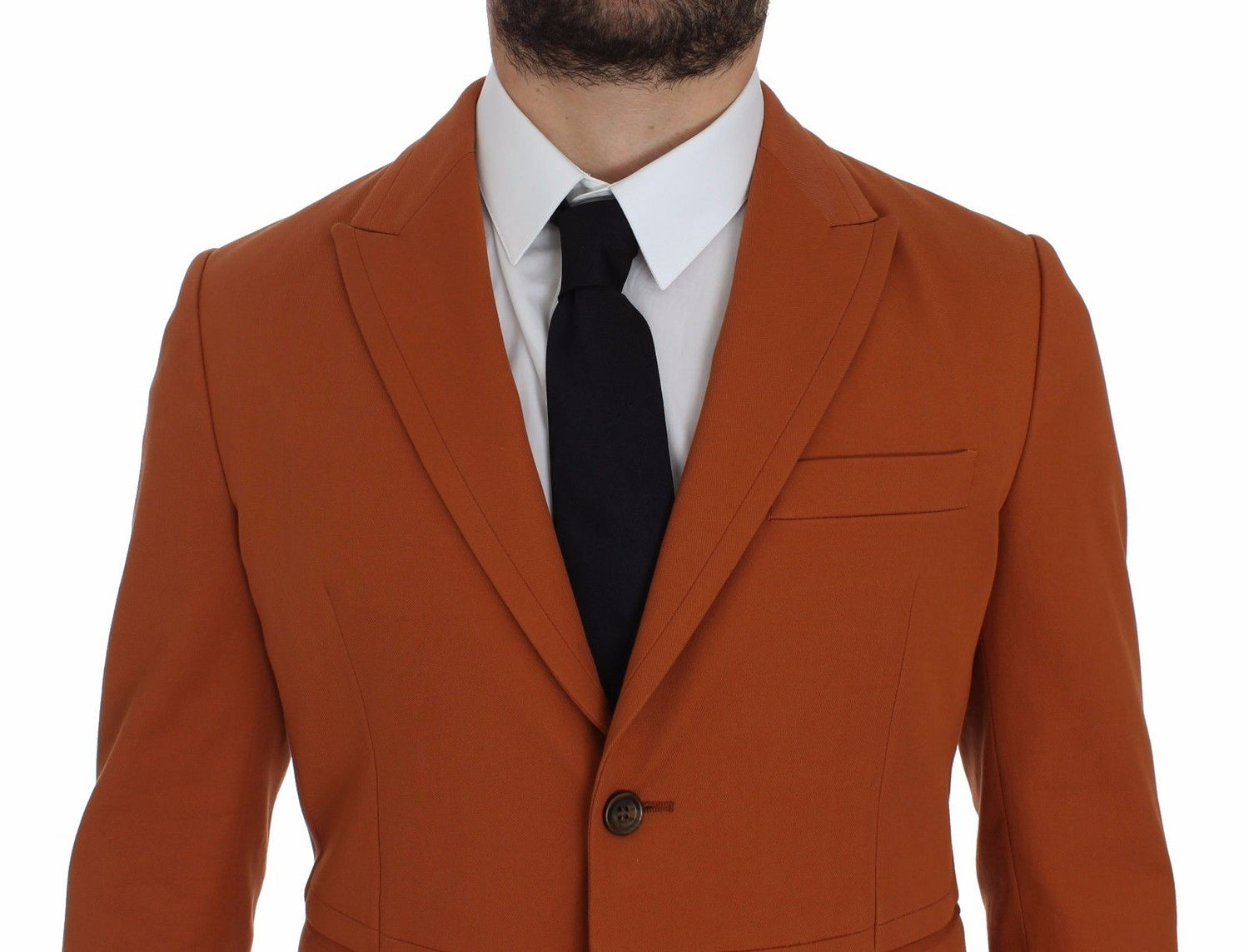 Dolce &amp;amp; Gabbana Orange Bomullsstretchkavaj