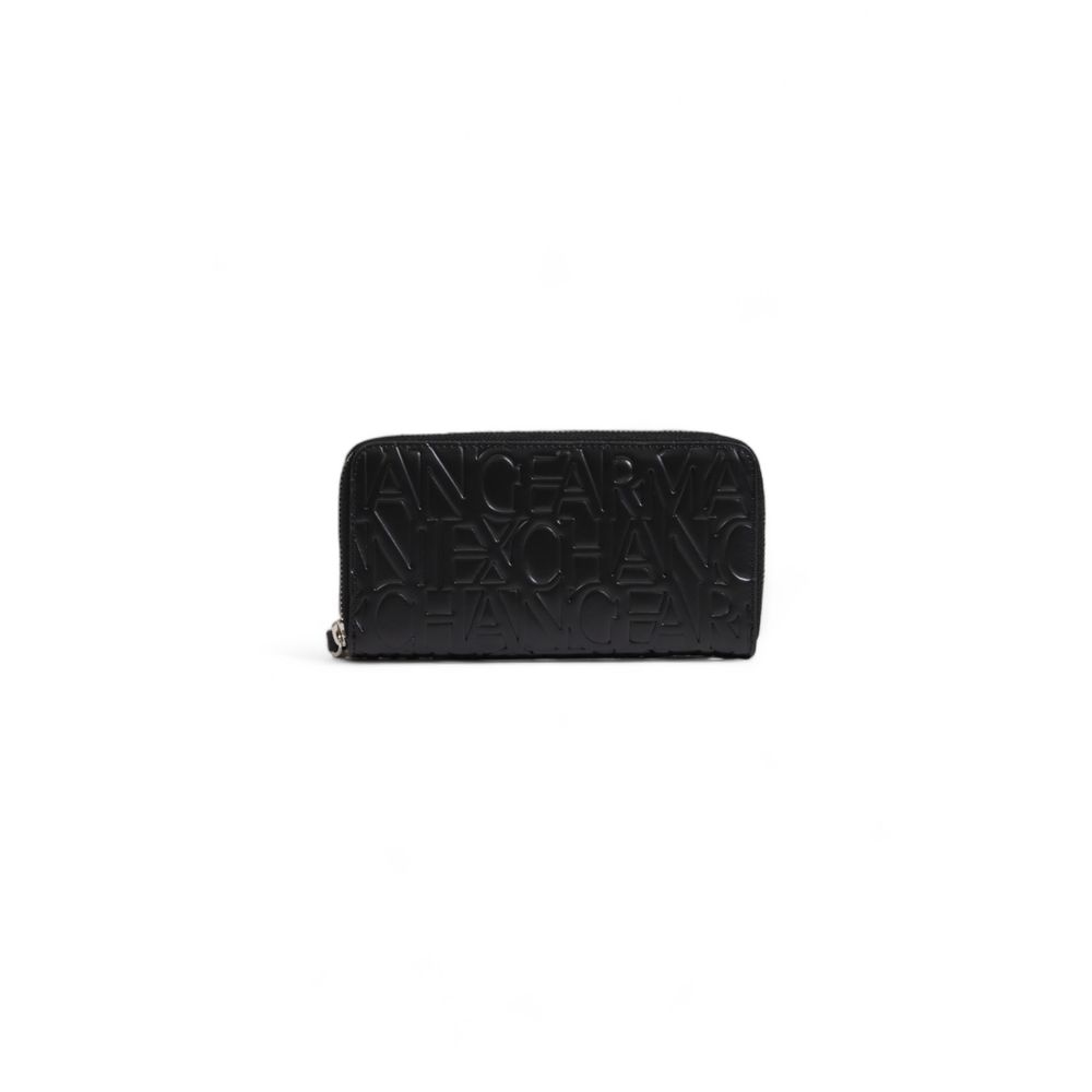 Armani Exchange svart polyetenplånbok