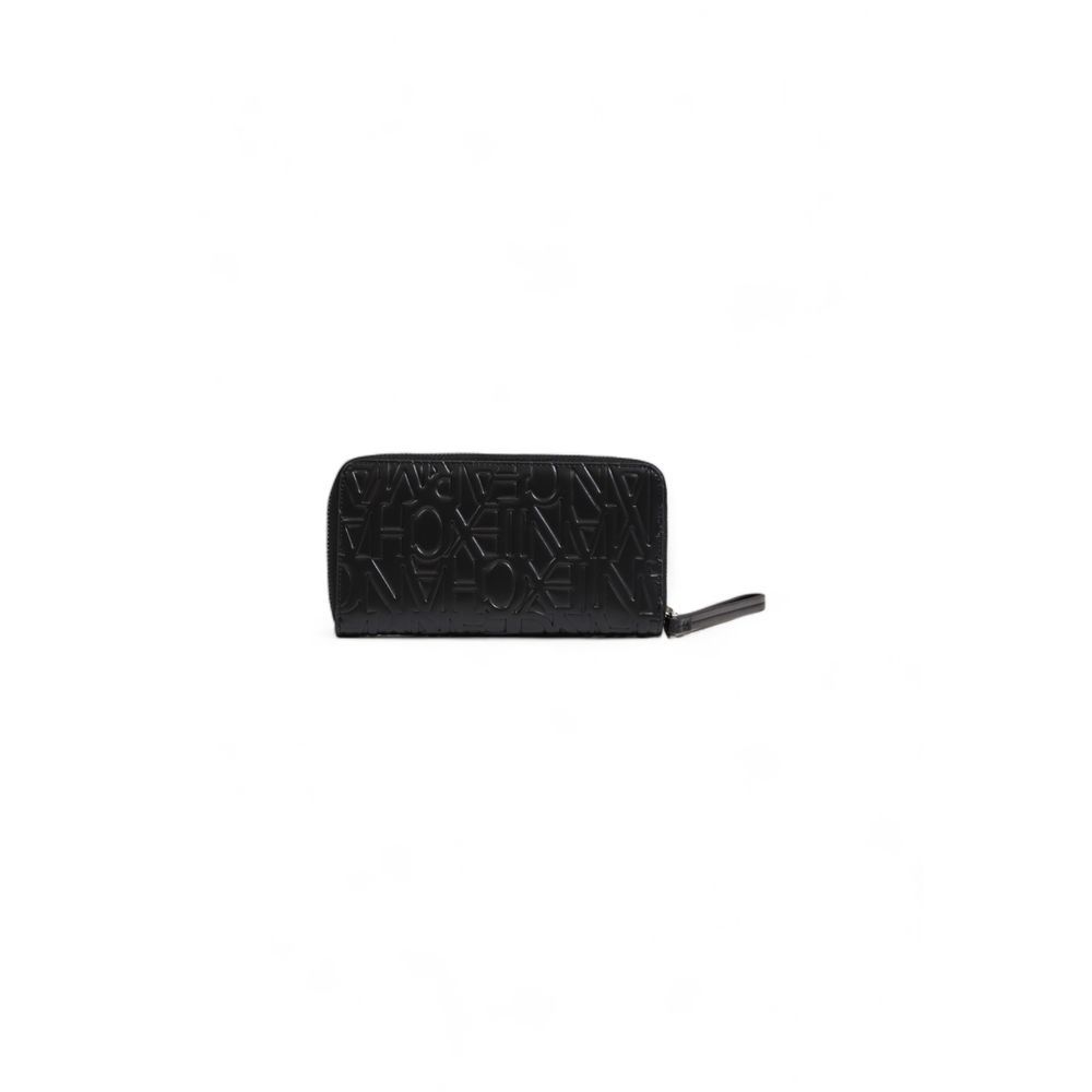 Armani Exchange svart polyetenplånbok