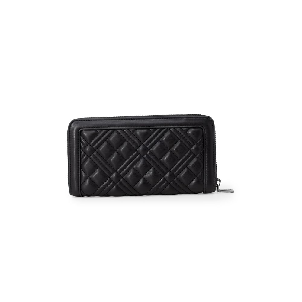 Love Moschino svart plånbok i polyeten
