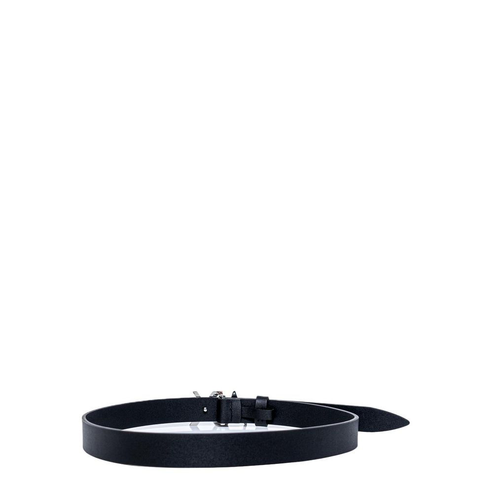Armani Exchange svart läderbälte