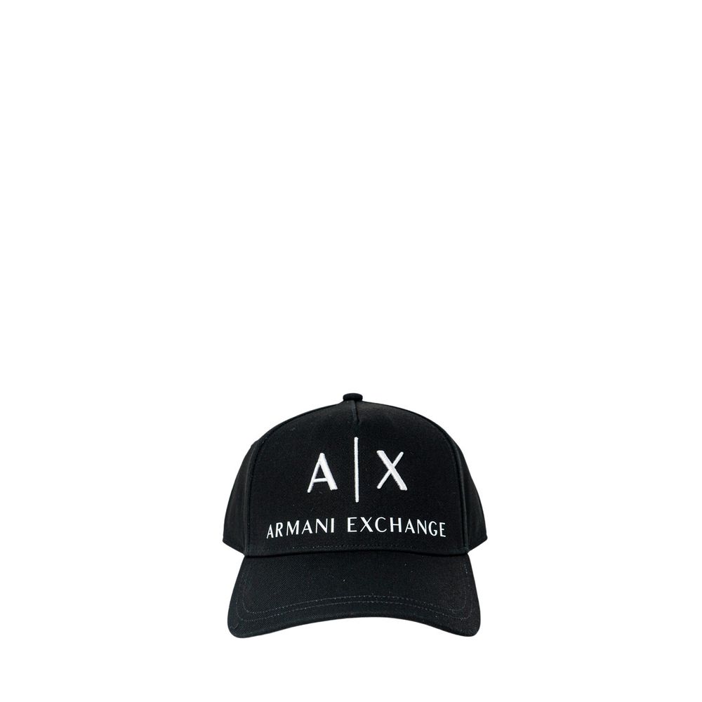 Armani Exchange svarta bomullskepsar basebollkeps