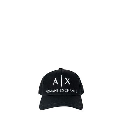 Armani Exchange svarta bomullskepsar basebollkeps