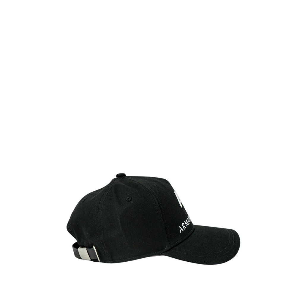 Armani Exchange svarta bomullskepsar basebollkeps