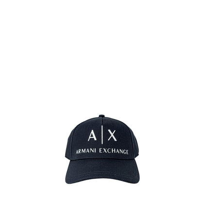Armani Exchange blå bomullskeps basebollkeps