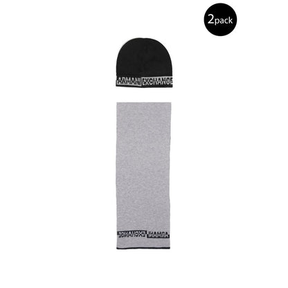 Armani Exchange svart polyamidhalsduk
