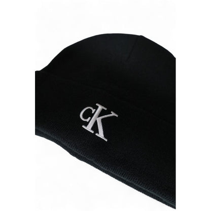 Calvin Klein svarta kepsar i återvunnen polyester