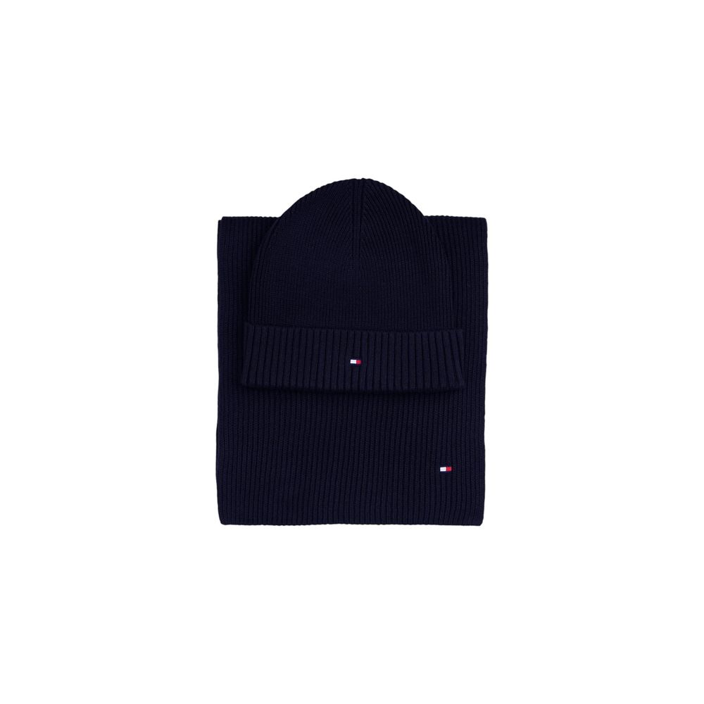 Tommy Hilfiger Blå Bomullshalsduk