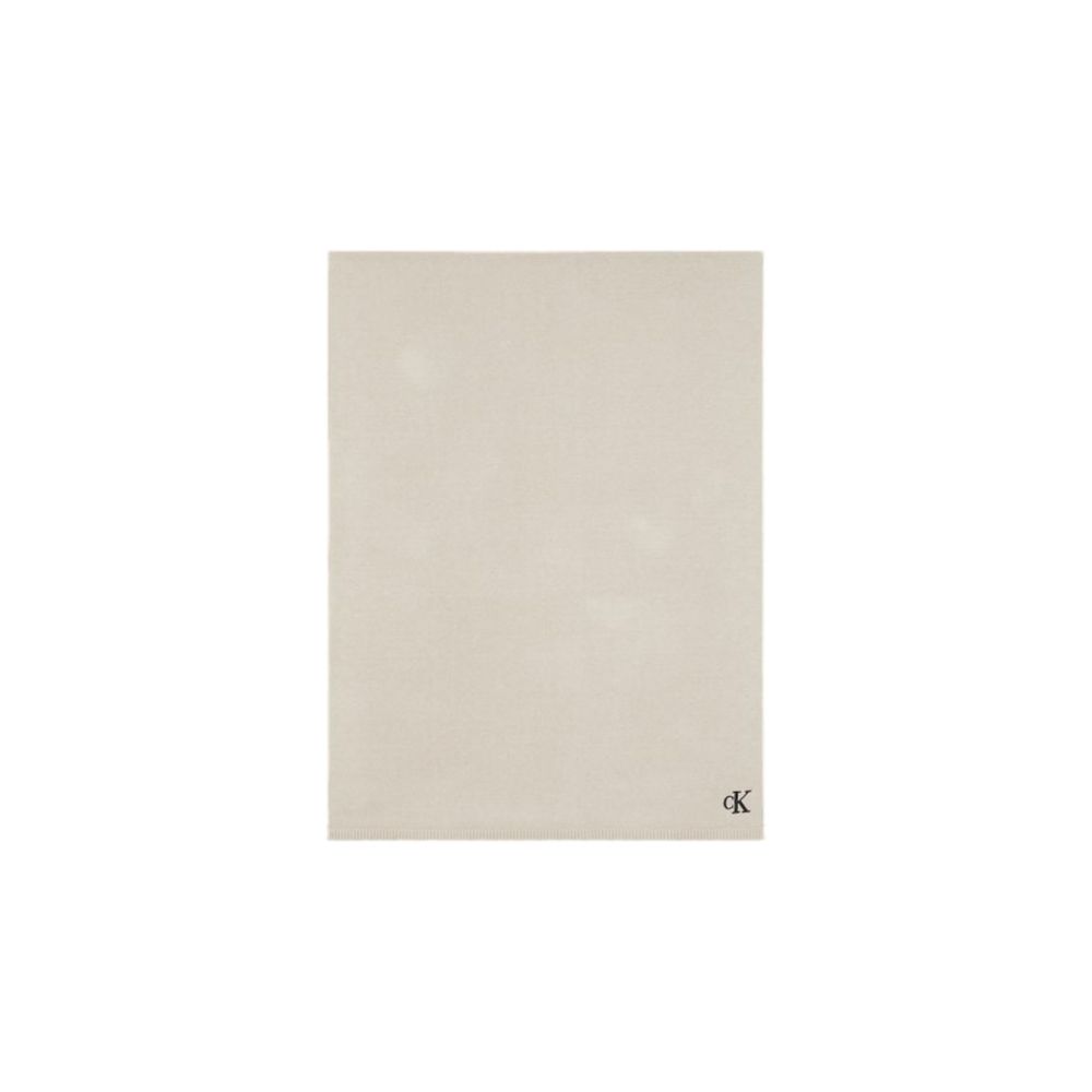 Calvin Klein Beige bomullshalsduk