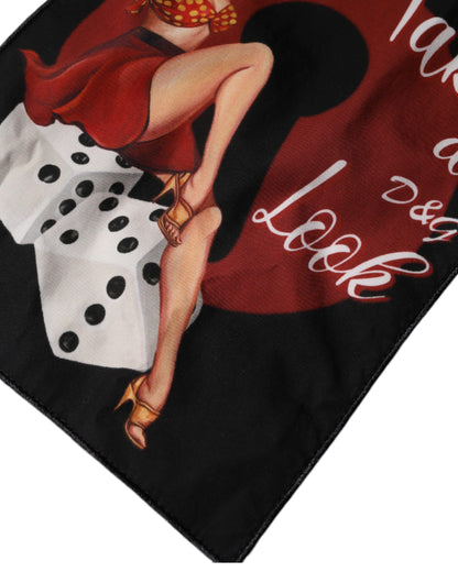 Dolce &amp;amp; Gabbana Vit T-shirt med rund hals och grafiskt tryck i bomull