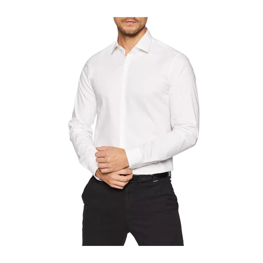 Calvin Klein vit bomullsskjorta