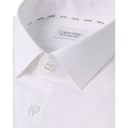 Calvin Klein vit bomullsskjorta