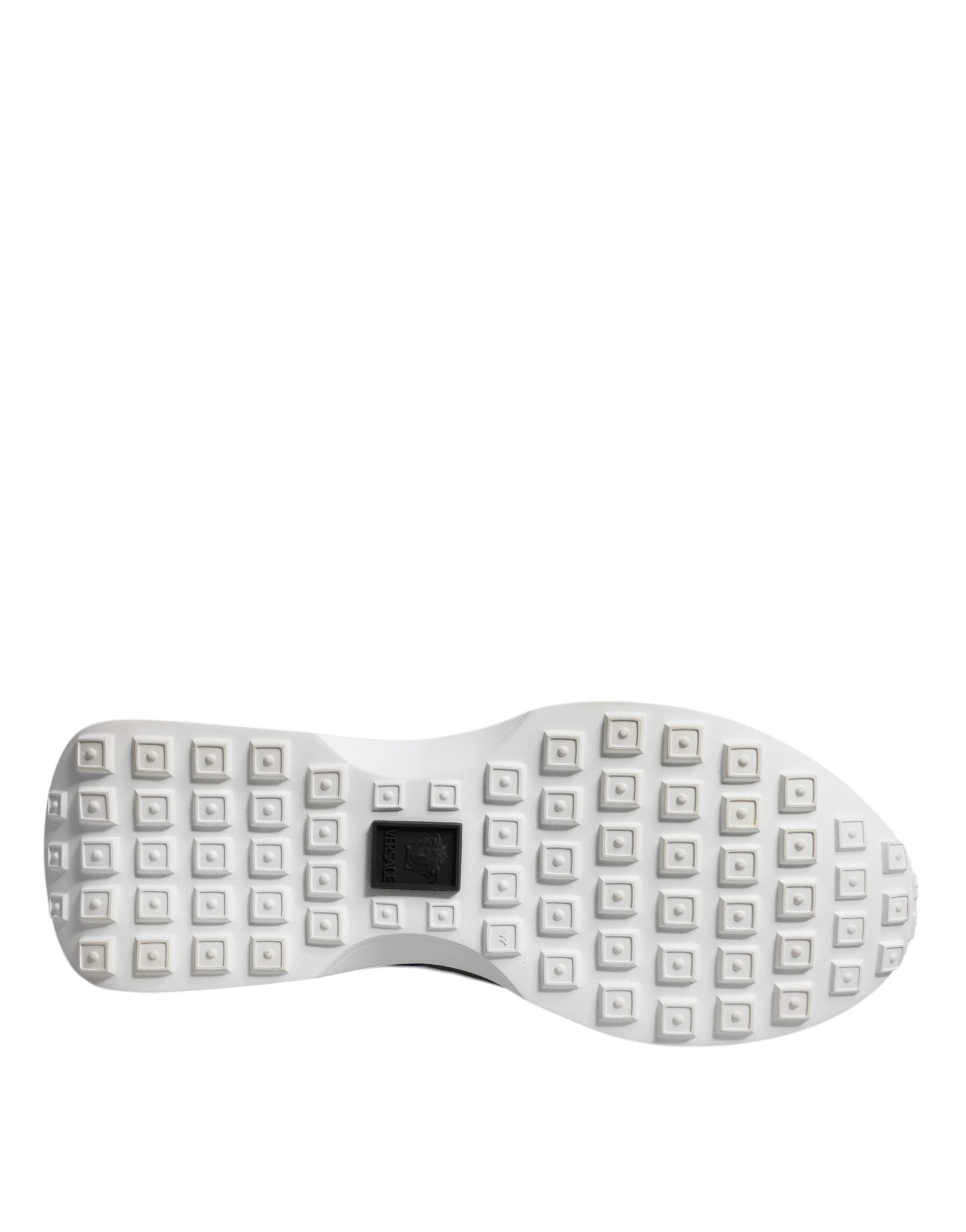 Versace Flerfärgad Canvas Quad Fabric Medusa Låga Sneakers Skor