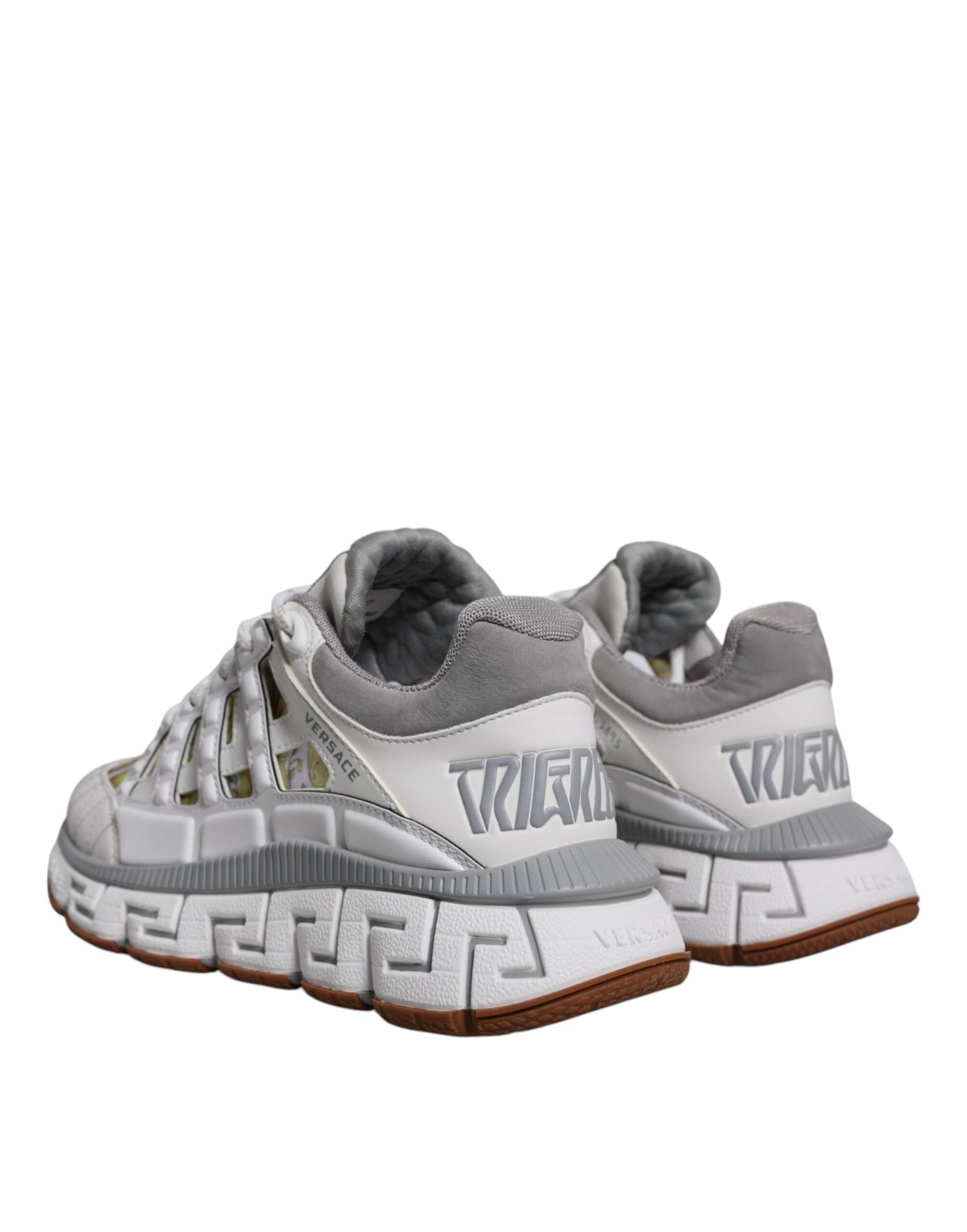 Versace Vita Trigreca Barocco Mönstrade Låga Sneakers Skor