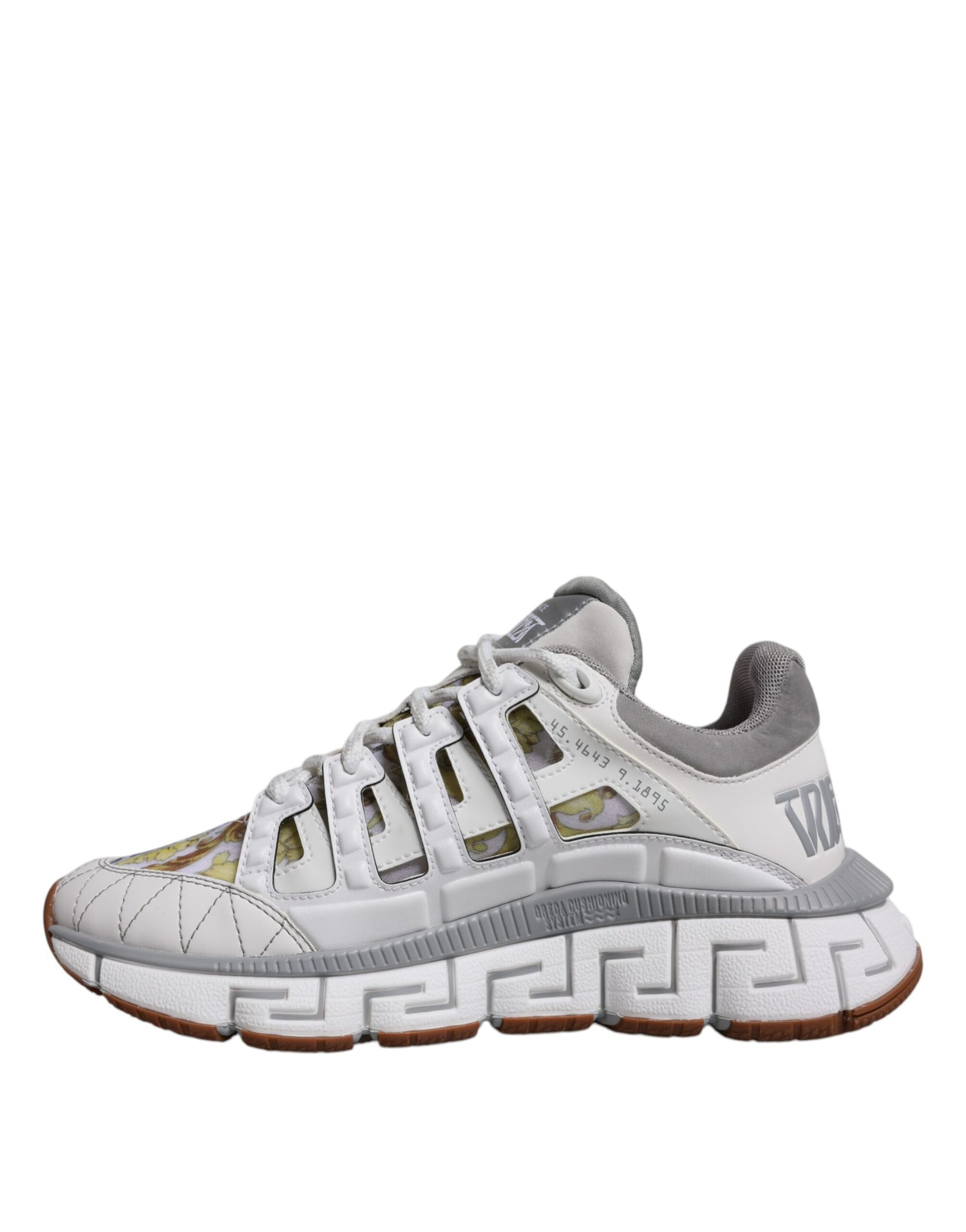 Versace Vita Trigreca Barocco Mönstrade Låga Sneakers Skor