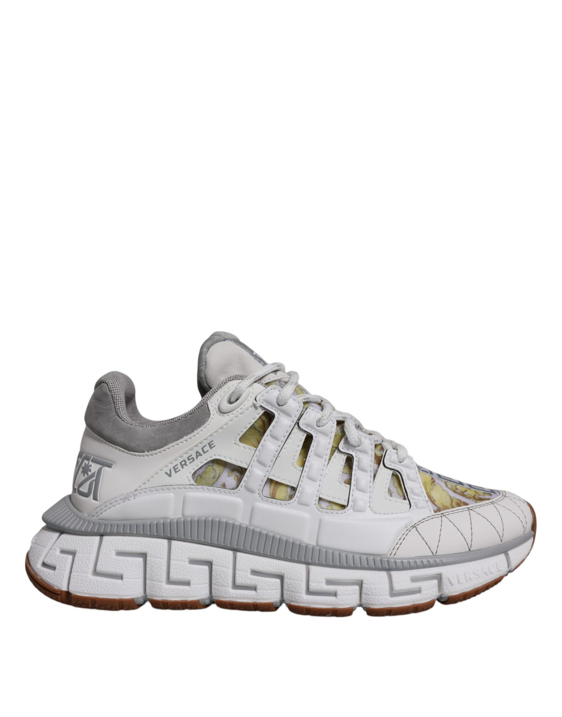 Versace Vita Trigreca Barocco Mönstrade Låga Sneakers Skor