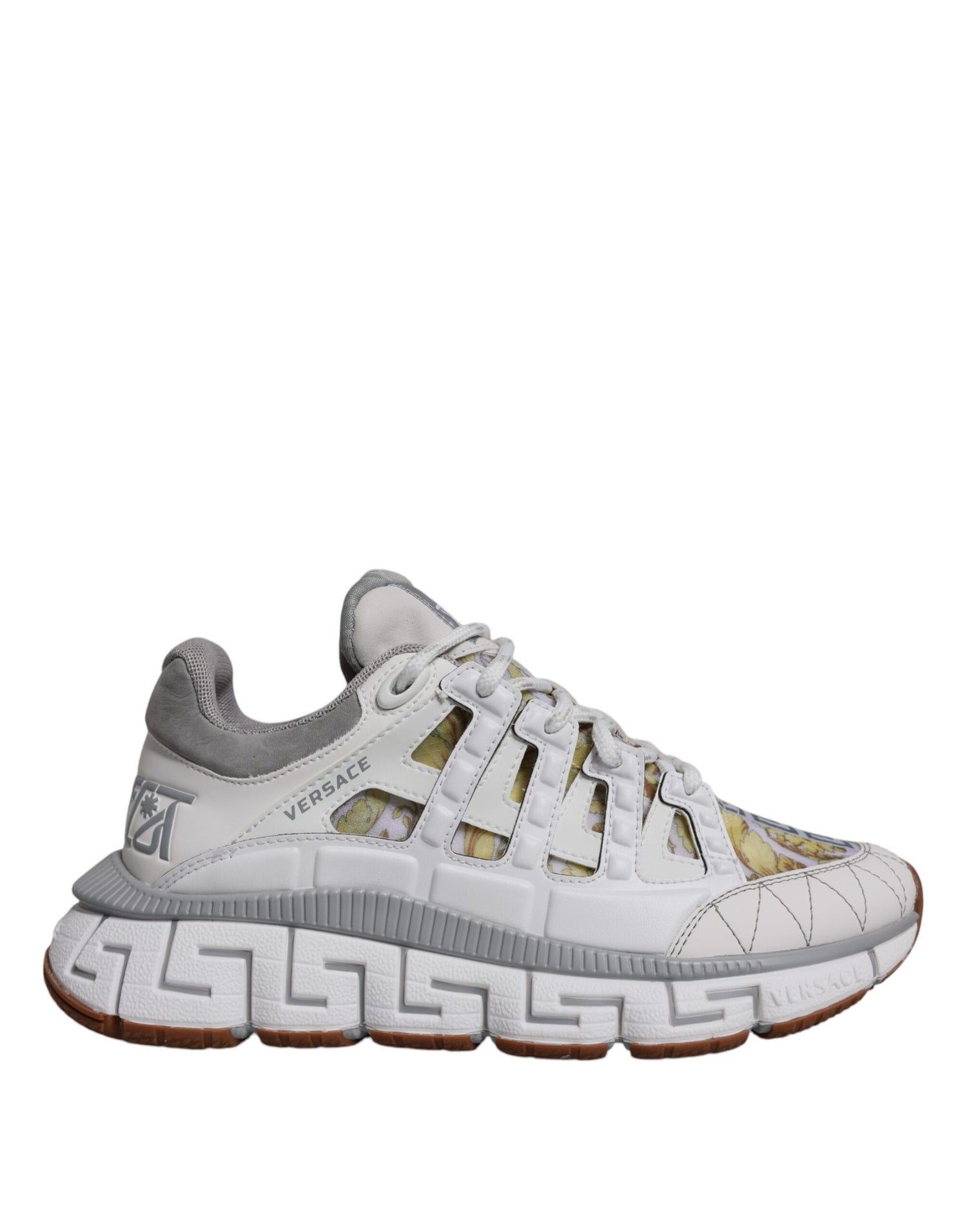 Versace Vita Trigreca Barocco Mönstrade Låga Sneakers Skor