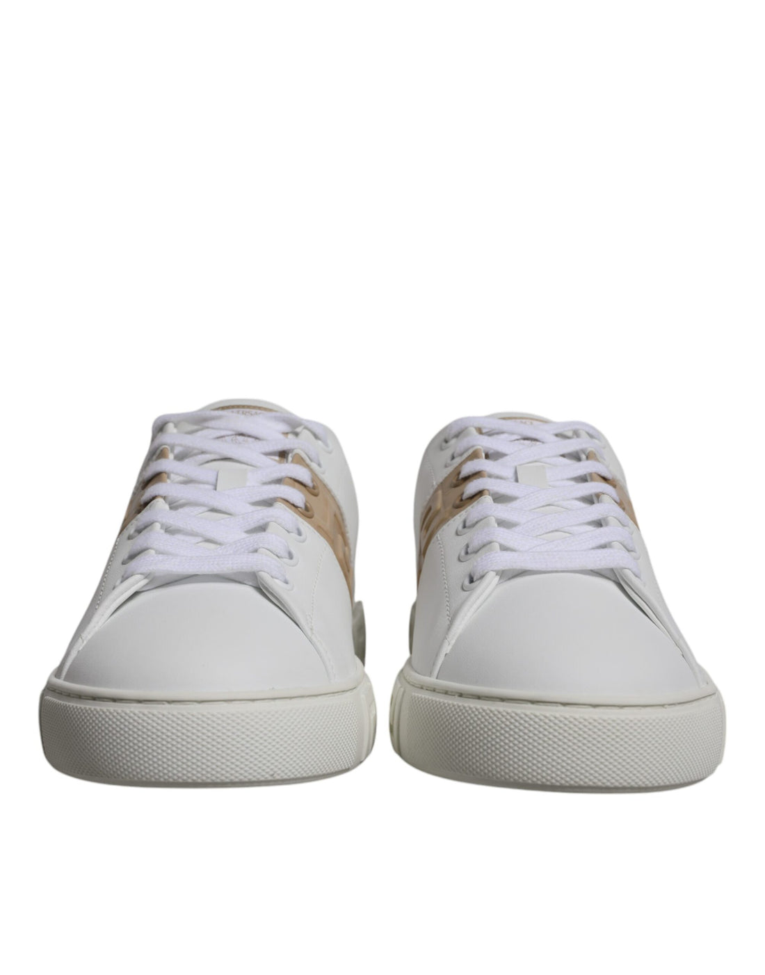 Versace Vita Bruna Greca Print TPU Låga Sneakers Herrskor