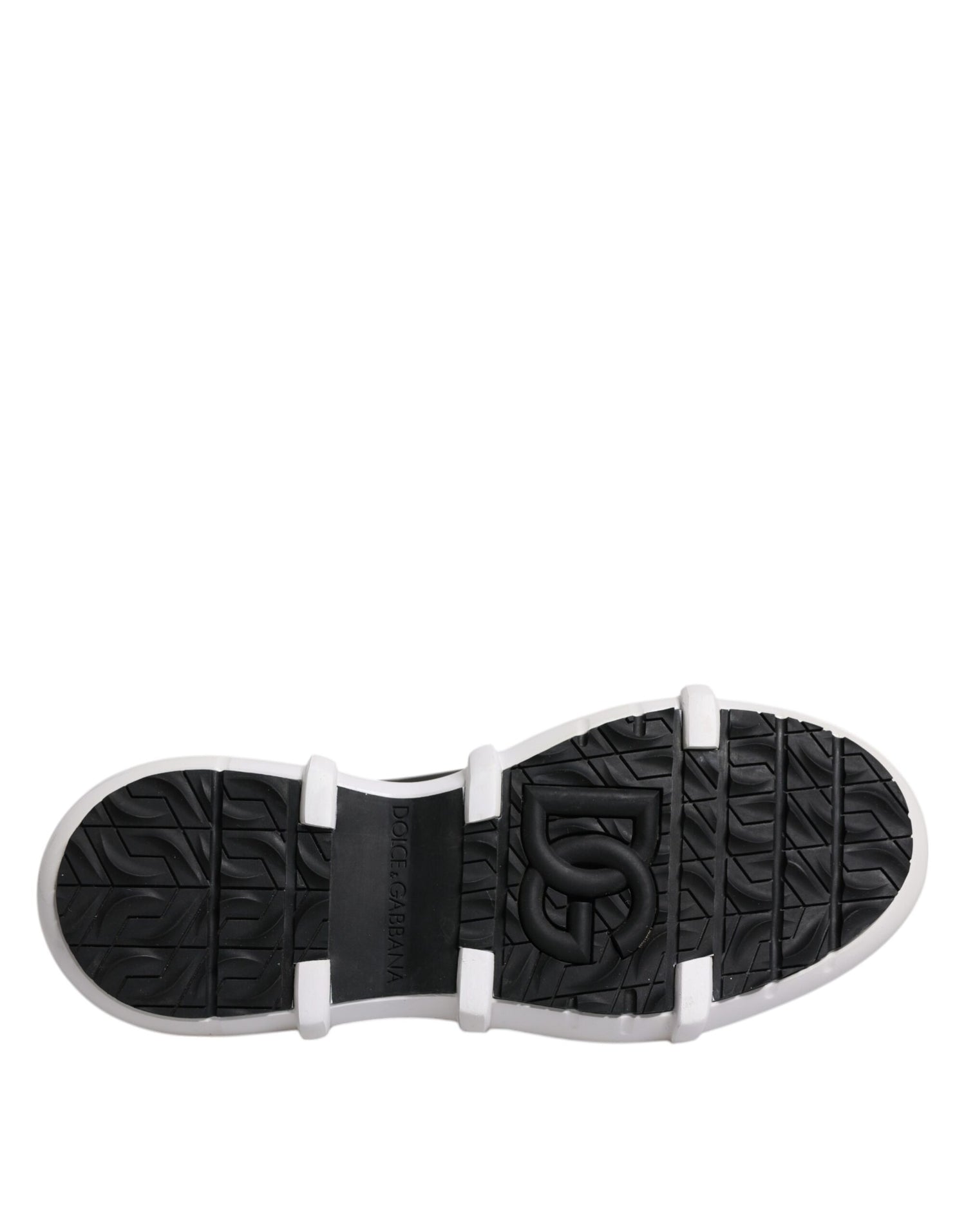 Dolce &amp;amp; Gabbana Svarta Nylon Galileo Höga Sneakers Skor