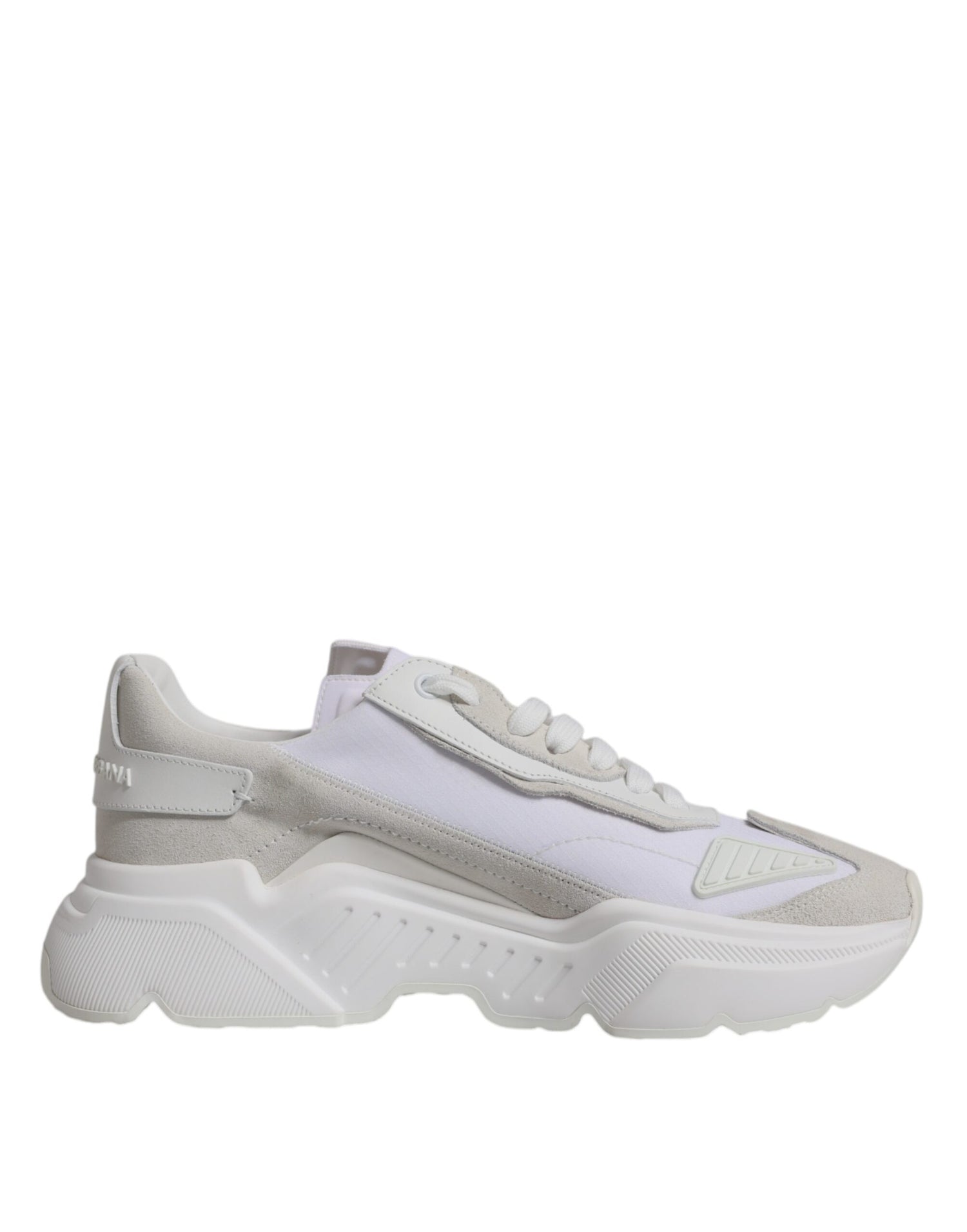 Dolce &amp;amp; Gabbana Vita Läder Daymaster Låga Sneakers Skor