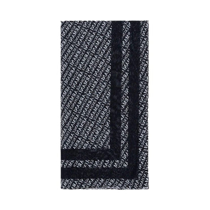 Armani Exchange svart modalhalsduk