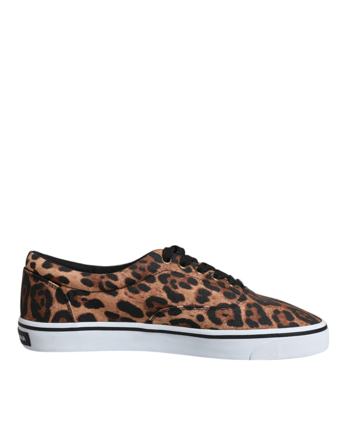 Dolce &amp;amp; Gabbana Bruna Leopard Logotyptryck Bomullssneakers Skor