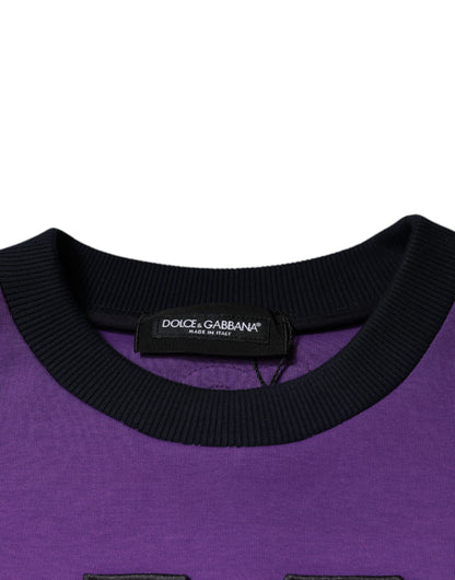 Dolce &amp; Gabbana Multicolor Crew Neck Men Sweatshirt Sweater
