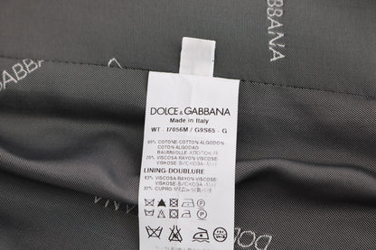 Dolce &amp;amp; Gabbana Grå STAFF Bomullsviskon Väst