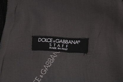 Dolce &amp;amp; Gabbana Svart STAFF Bomullsviskon Väst