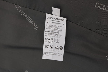 Dolce &amp;amp; Gabbana Grå STAFF Bomullsviskon Väst