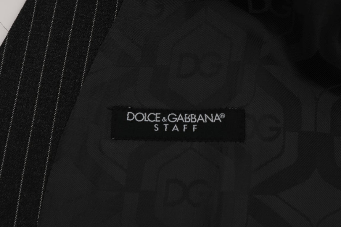 Dolce &amp;amp; Gabbana Grå Ull Stretchväst