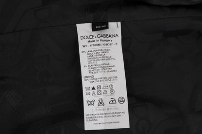 Dolce &amp;amp; Gabbana Grå Ull Stretchväst