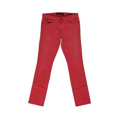 Guess Red Cotton Jeans &amp; Pant