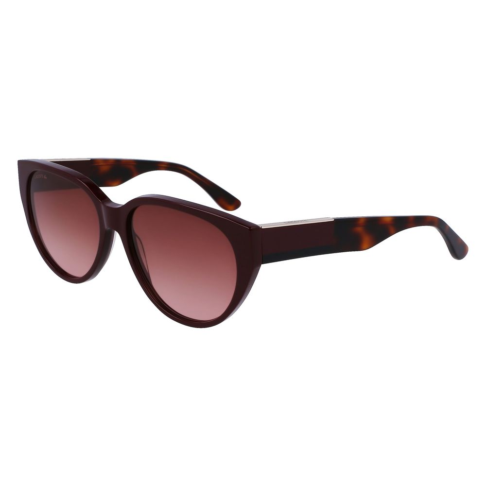 Lacoste röda acetat solglasögon