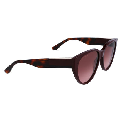 Lacoste röda acetat solglasögon
