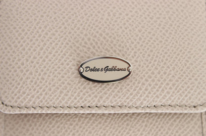 Dolce &amp;amp; Gabbana Vit Dauphine Läderfodral Plånbok