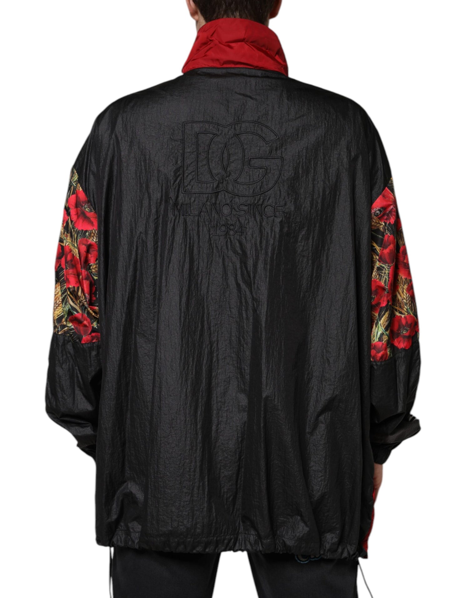 Dolce &amp; Gabbana Multicolor Patchwork Men Full Zip Sweater